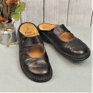 Finn Comfort 37 D Germany Mary Jane Mule Slide